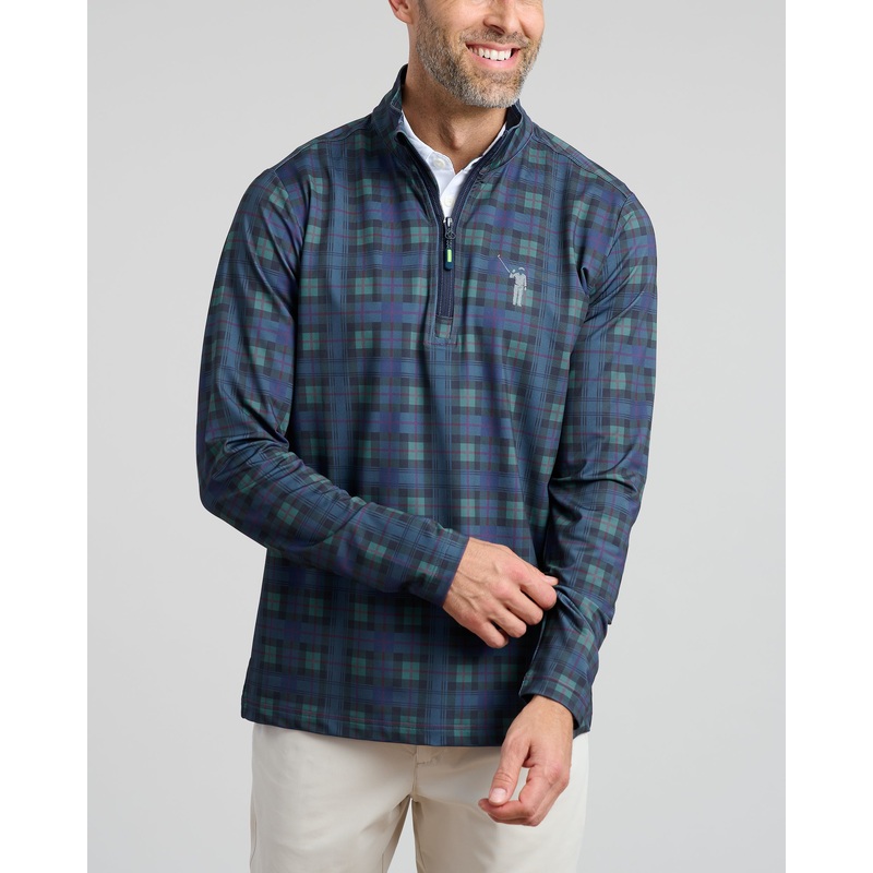Dark Tartan Men’s Chip Shot Pullover
