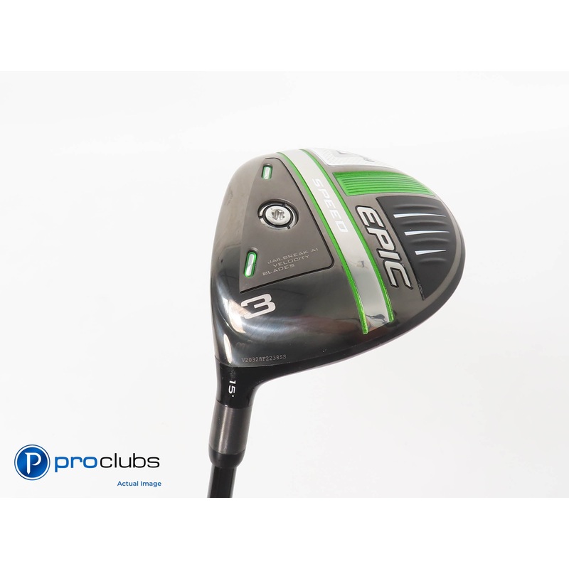 Left Handed Callaway Epic Speed 15* 3 Wood – Accra FX 2.0 M2 Senior Flex 312480