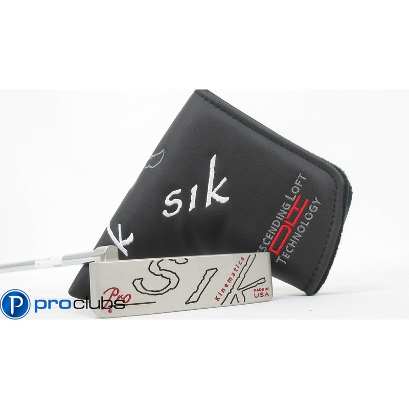 NEW LEFT HANDED SIK PRO C-SERIES PLUMBERS NECK PUTTER 35″ w/HEADCOVER #368360