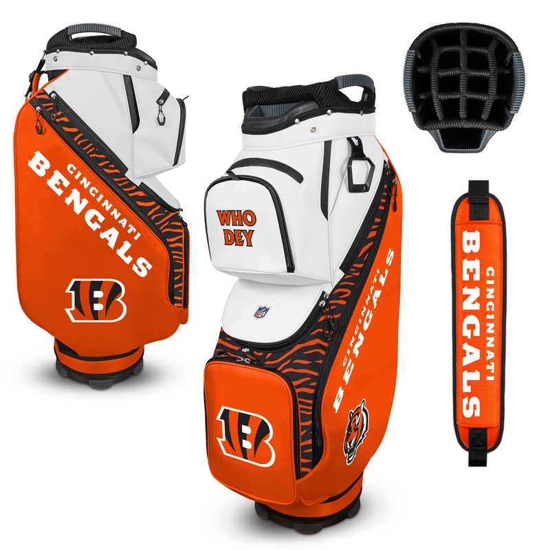 NFL Team Effort Clubhouse Cooler Cincinnati Bengals Cart Bag