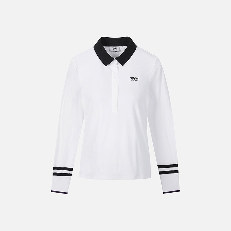 PXG KOREA 2024FW WOMEN KNIT HYBRID LONG SLEEVE T-SHIRTS