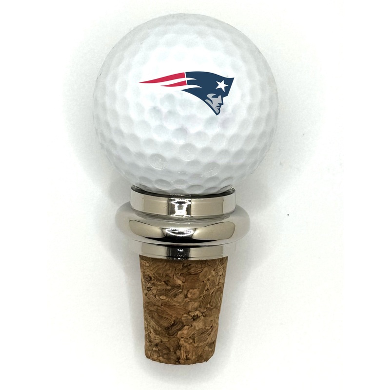 Team Golf NE Patriots Cork Wine Stopper