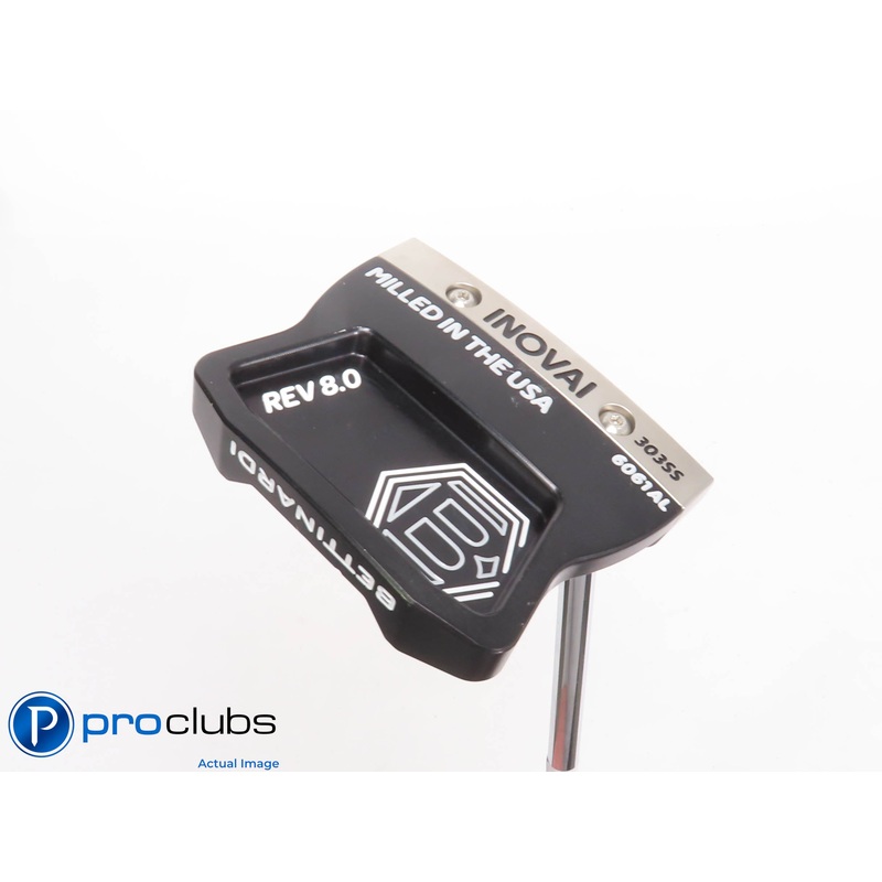 Bettinardi INOVAI REV 8.0 303SS 6061AL 34″ PUTTER Milled In The USA 432432