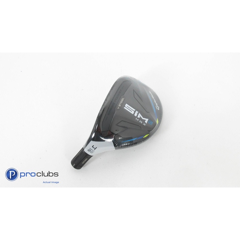 New! Left Handed TaylorMade SIM2 MAX 22* 4 Hybrid – Head Only – 335817