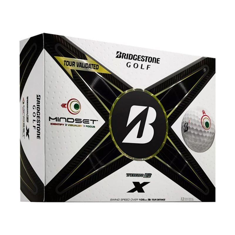 Bridgestone Tour B X Mindset Golf Balls – White