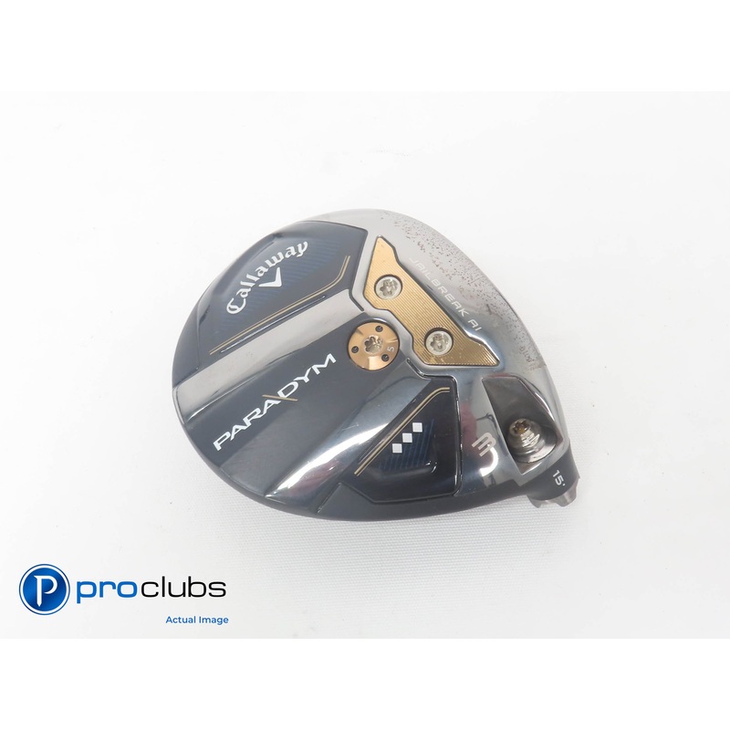 Callaway Paradym Triple Diamond 15* 3 Wood – Head Only – R/H – 387893