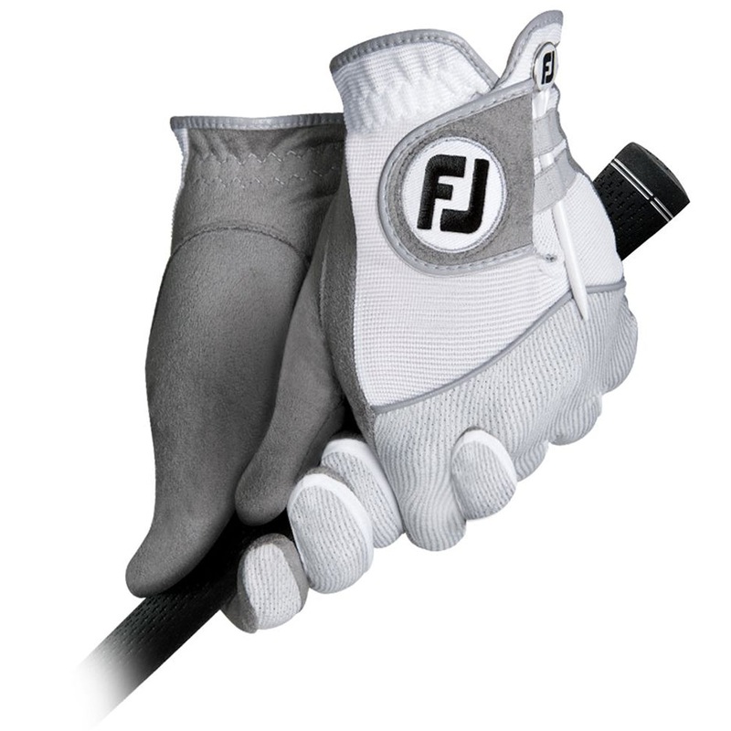 FootJoy RainGrip Pair Golf Glove Gray/White – 21 Men