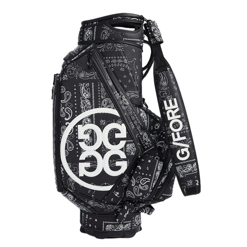 G/FORE Saffiano Boro Tour Golf Bag – Onyx