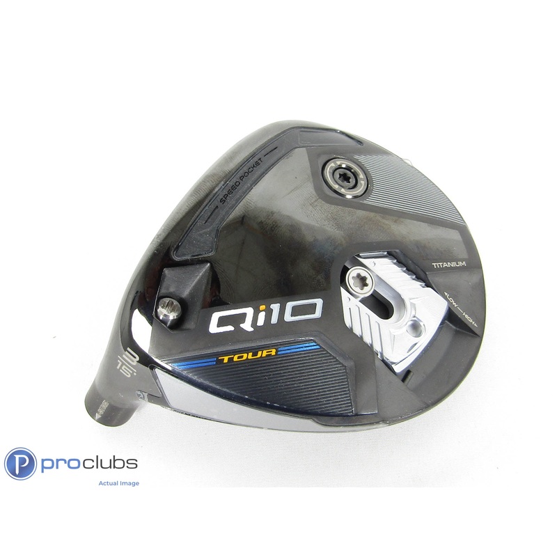 Left Handed! TaylorMade Qi10 Tour 15* 3 Wood – Head Only – 432145