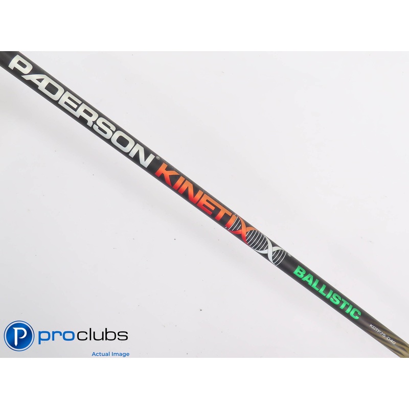 PADERSON KINETIXX BALLISTIC KGTP75-D40 X-Flex DRIVER SHAFT Ping G430 Tip 441142