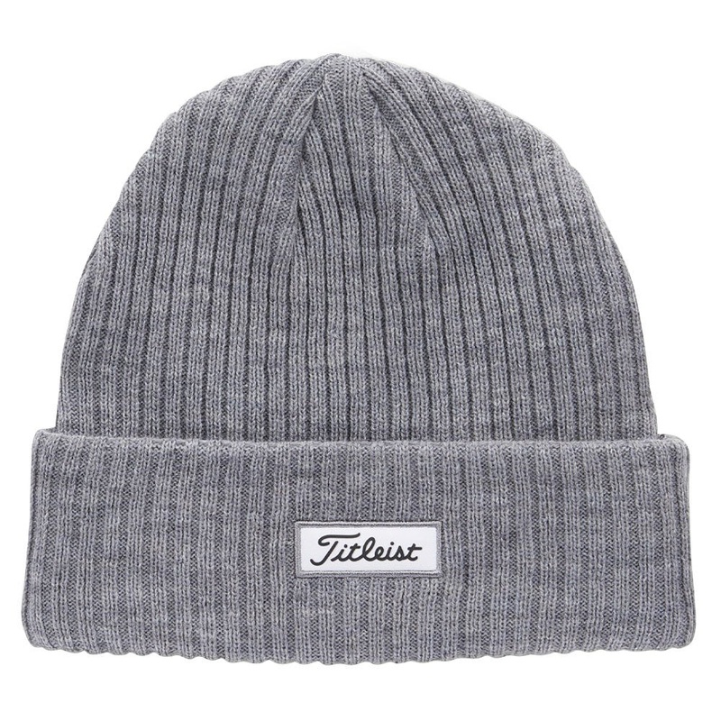 Titleist Charleston Cuff Knit Golf Beanie Heather Gray – 23 Men