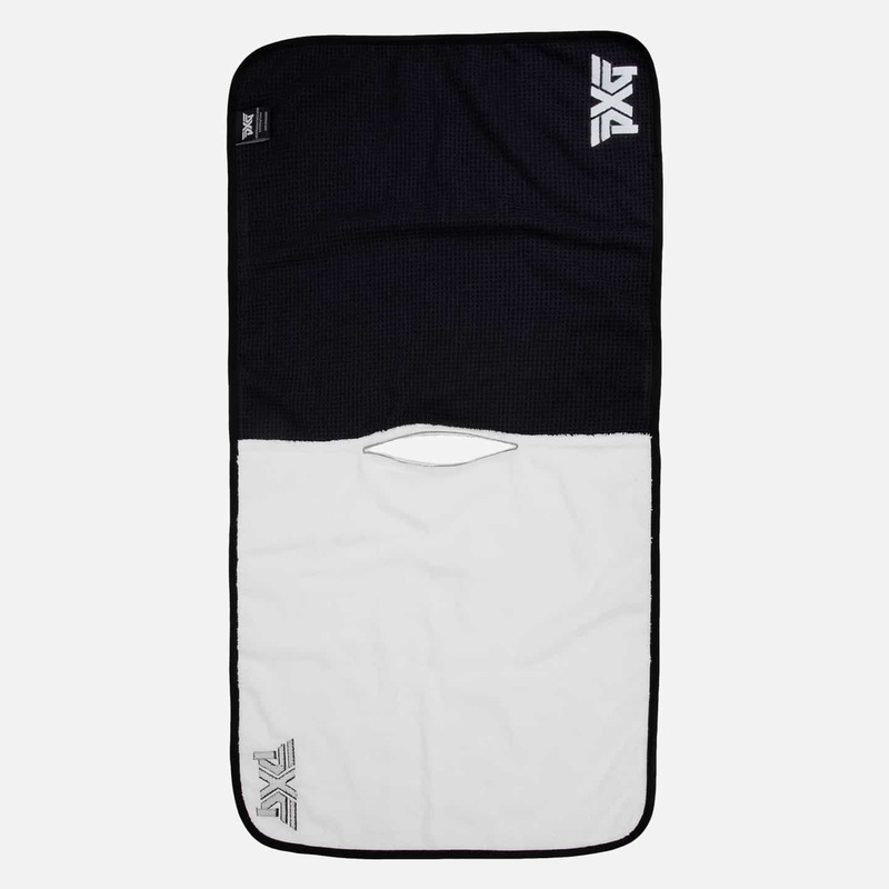 2-Faced Players Towel Black