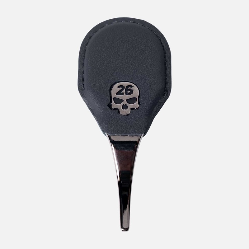 Darkness Leather Wrapped Divot Tool Black