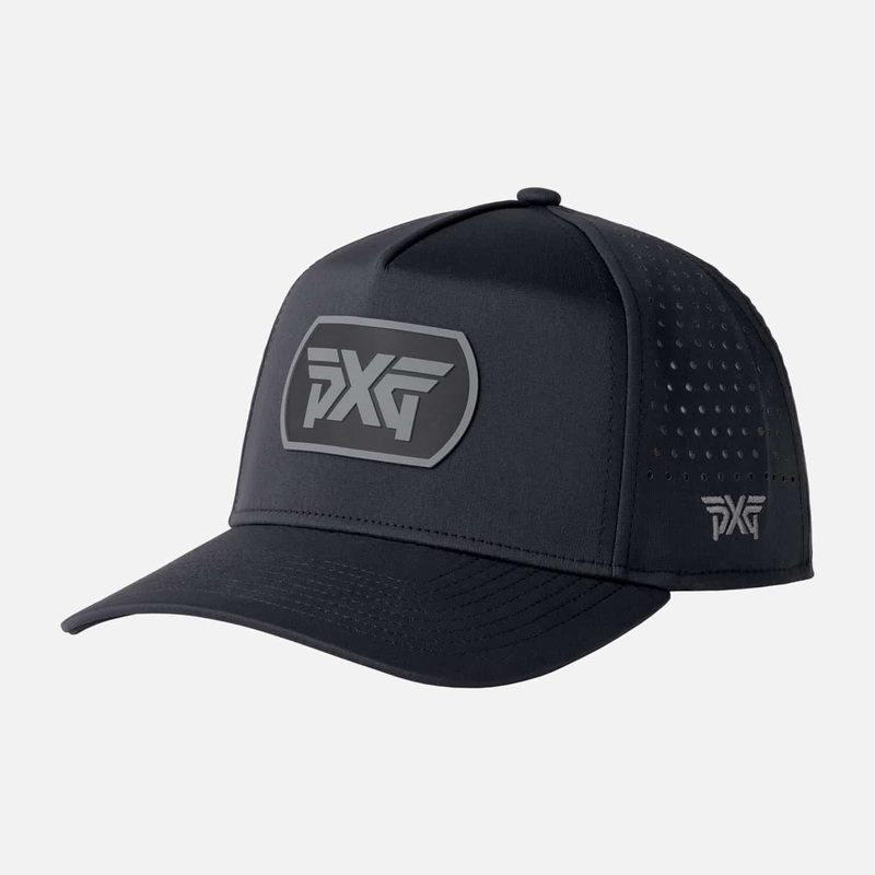 Dog Tag 5-Panel Snapback Cap Black/Grey One Size