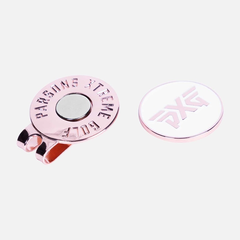 Magnetic Ball Marker & Cap Clip Rose Gold