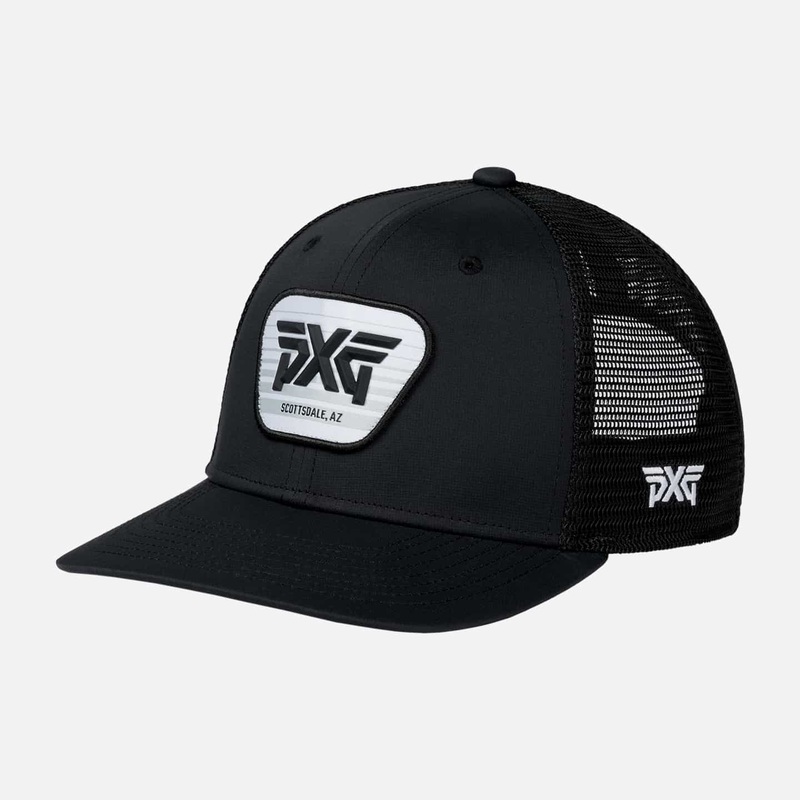 Scottsdale Trucker Snapback Hat Black/White One Size