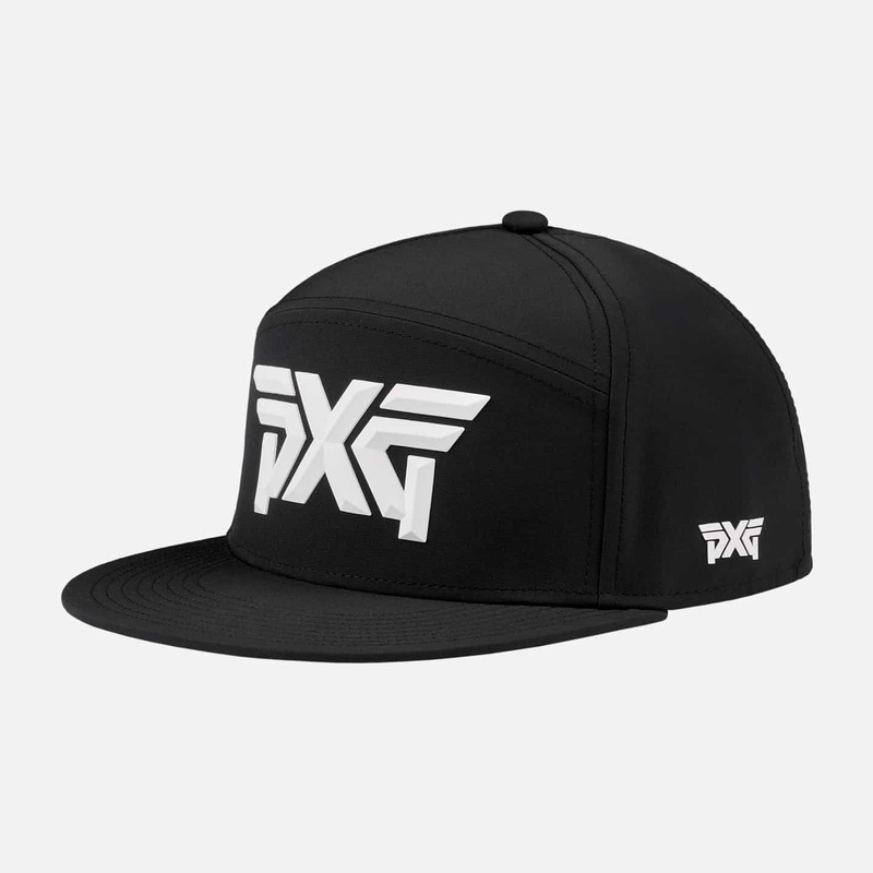 Camper Flat Bill Snapback Cap Black One Size