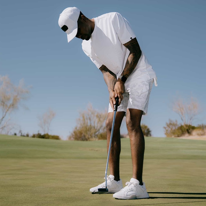 Men’s Fairway Camo Golf Short White 30