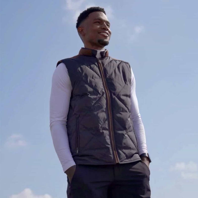Men’s Range X Quilted Puffer Vest Black Small