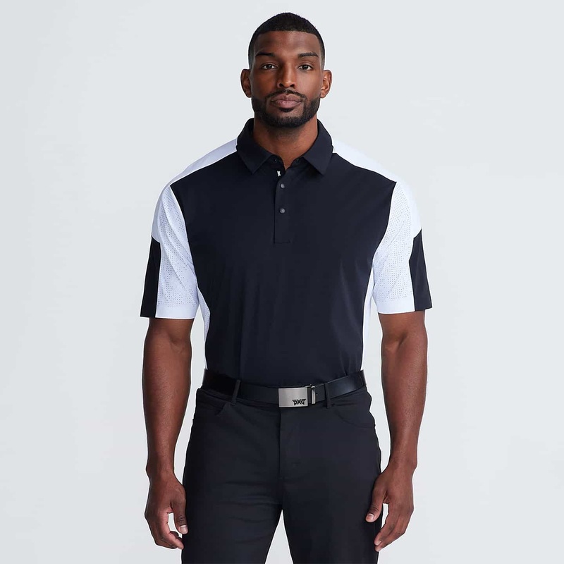 Men’s Side Logo Polo Black Small
