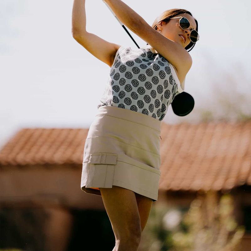 Women’s Country Club Skirt Khaki 2X-Small