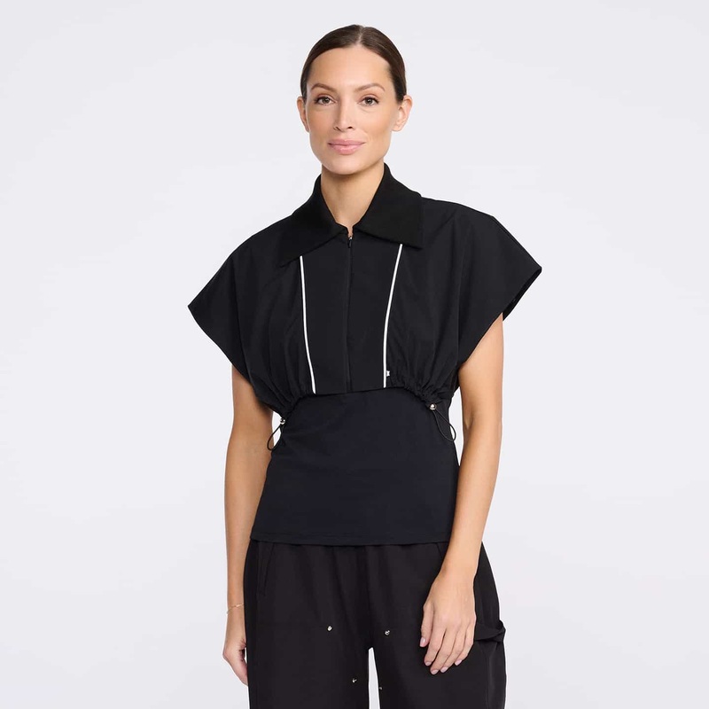Women’s Two In One Blouson Black 2X-Small