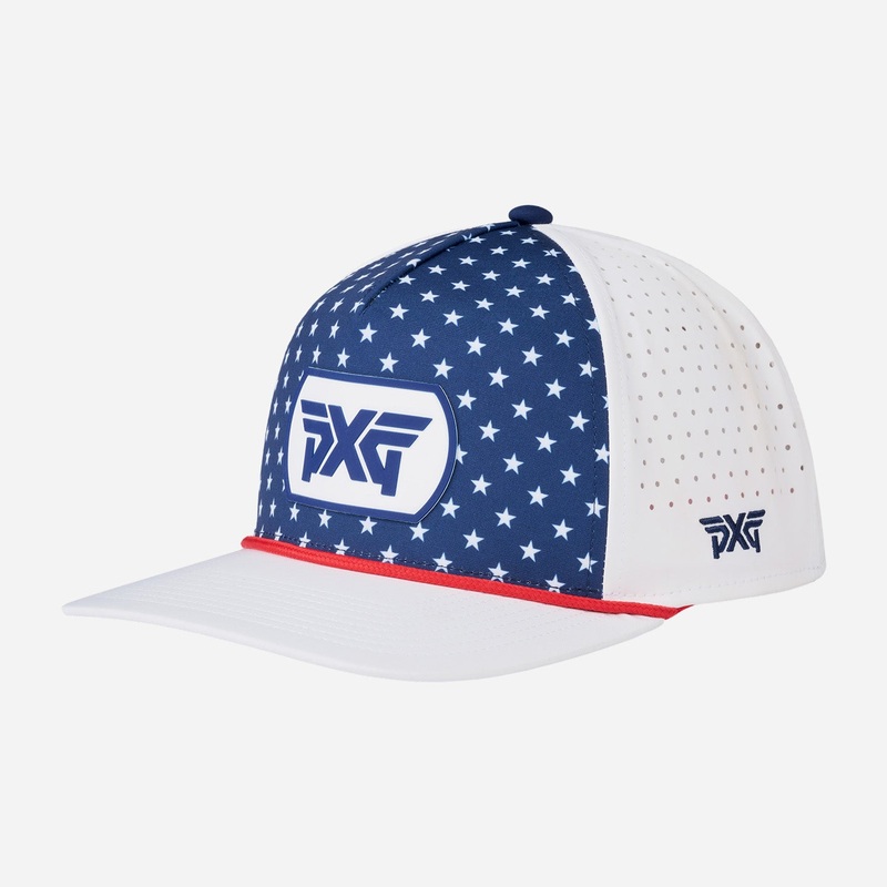 2025 Stars & Stripes Dog Tag Cap – One Size Red/White/Blue One Size