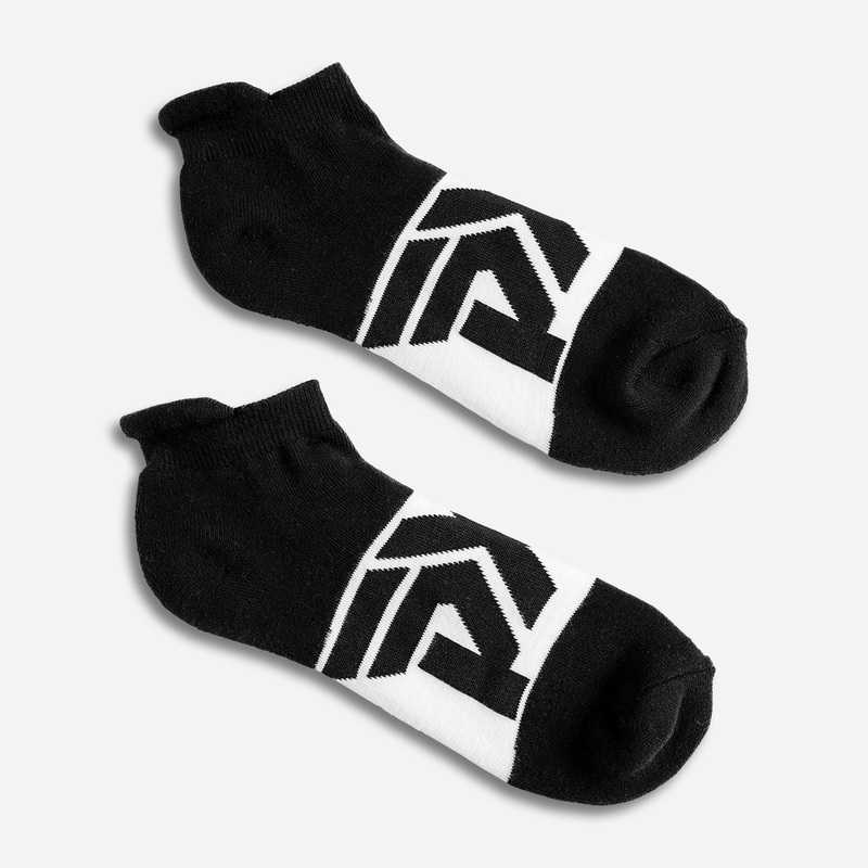 Men’s Logo Low Cut Socks Black One Size