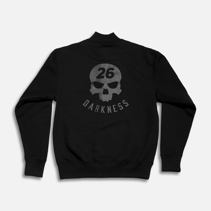 Unisex Darkness Track Jacket Black X-Small