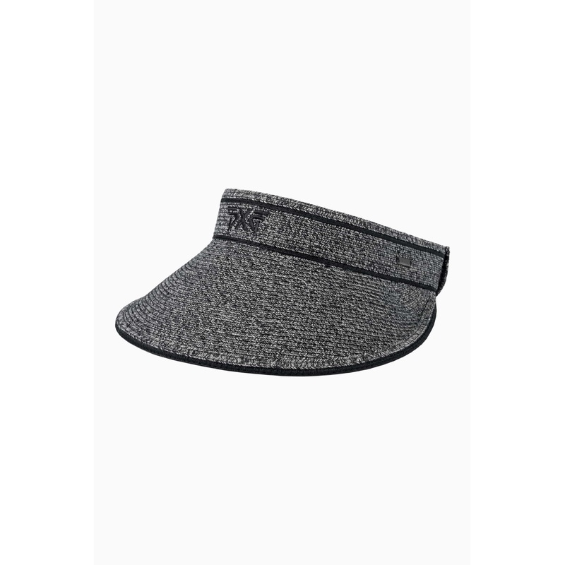 Women’s Straw Visor Black/Ivory Medium/Large