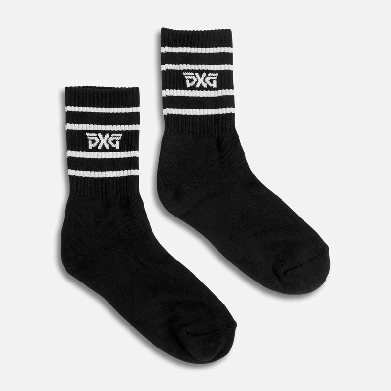 Women’s Stripe Crew Socks Black One Size